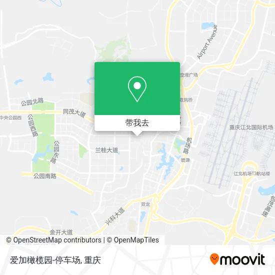 爱加橄榄园-停车场地图