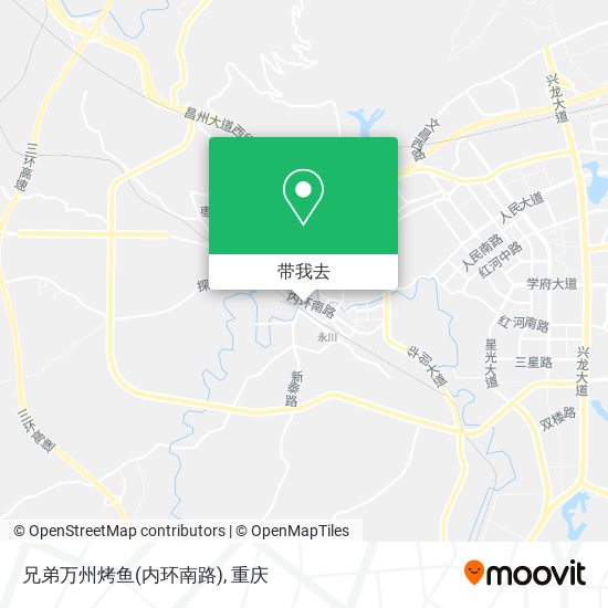 兄弟万州烤鱼(内环南路)地图