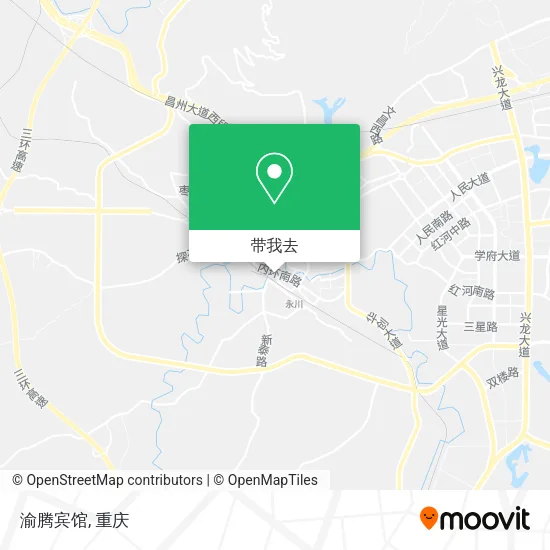 渝腾宾馆地图