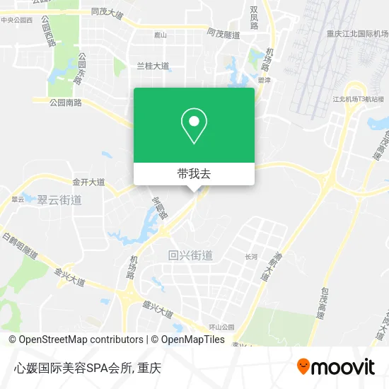 心媛国际美容SPA会所地图