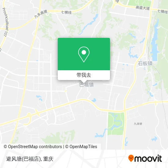 避风塘(巴福店)地图