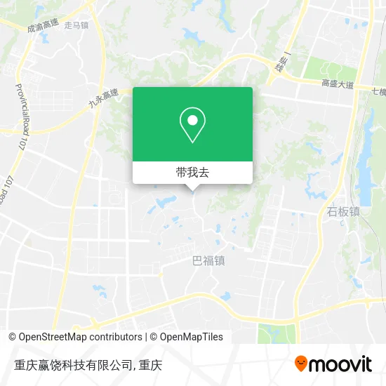 重庆赢饶科技有限公司地图