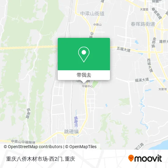 重庆八侨木材市场-西2门地图