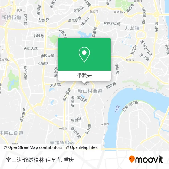 富士达·锦绣格林-停车库地图