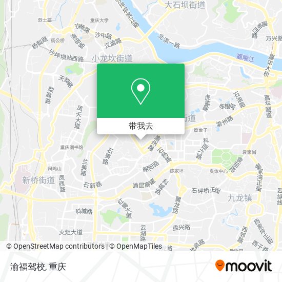 渝福驾校地图