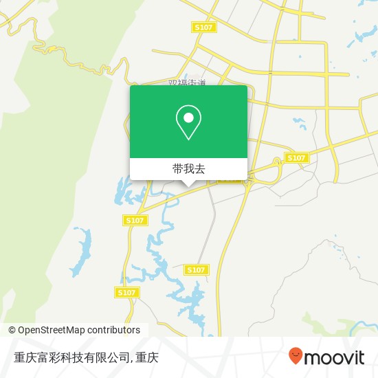 重庆富彩科技有限公司地图