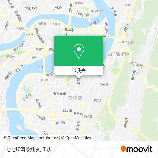 七七烟酒茶批发地图