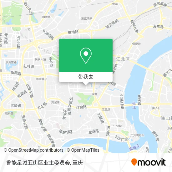 鲁能星城五街区业主委员会地图