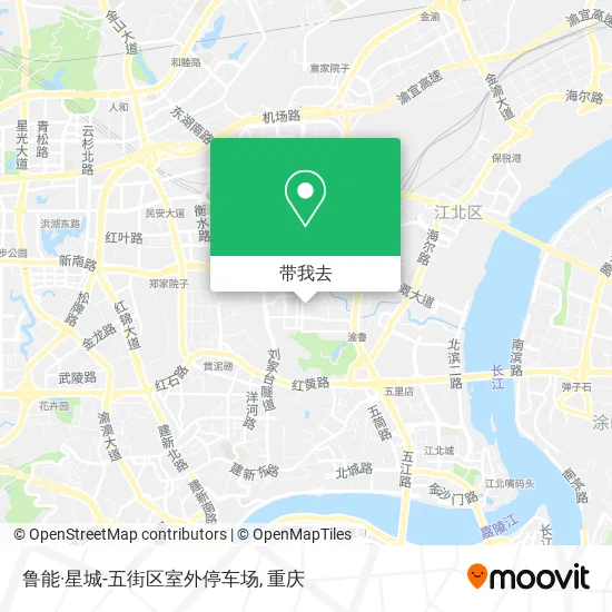 鲁能·星城-五街区室外停车场地图