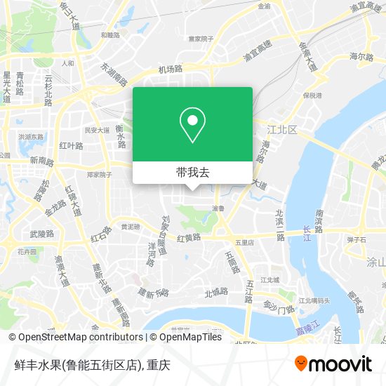 鲜丰水果(鲁能五街区店)地图
