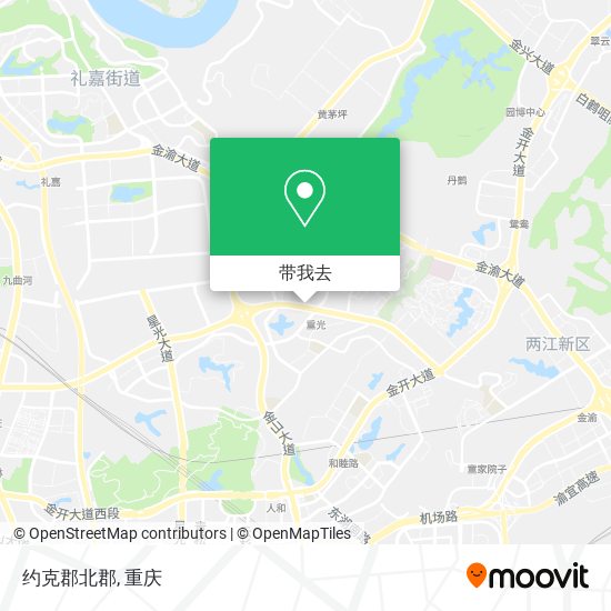 约克郡北郡地图