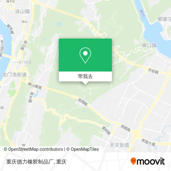 重庆德力橡胶制品厂地图