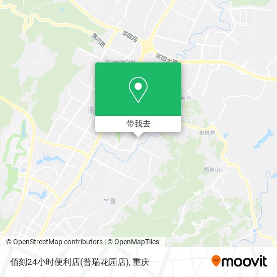 佰刻24小时便利店(普瑞花园店)地图