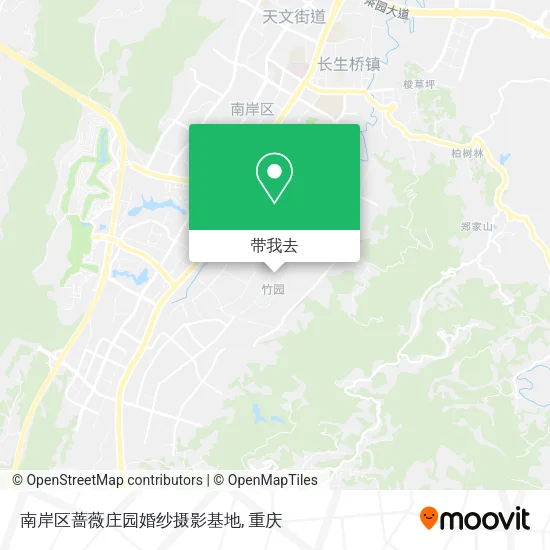 南岸区蔷薇庄园婚纱摄影基地地图