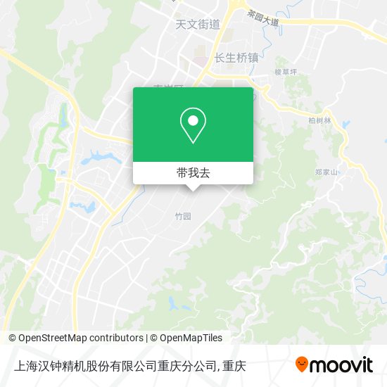 上海汉钟精机股份有限公司重庆分公司地图