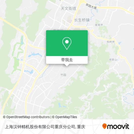 上海汉钟精机股份有限公司重庆分公司地图