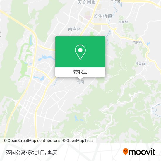 茶园公寓-东北1门地图
