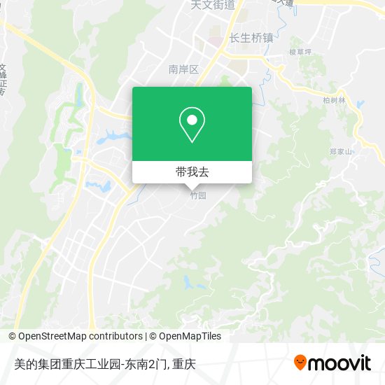 美的集团重庆工业园-东南2门地图