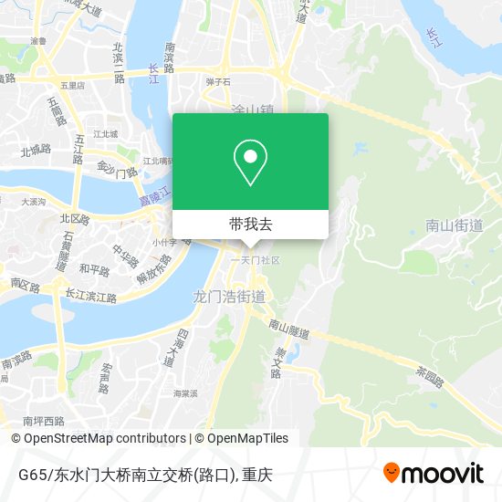 G65/东水门大桥南立交桥(路口)地图