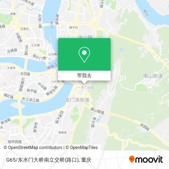 G65/东水门大桥南立交桥(路口)地图