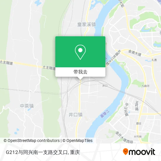 G212与同兴南一支路交叉口地图