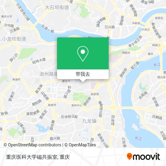 重庆医科大学磁共振室地图