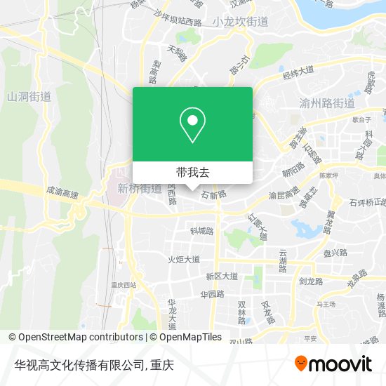 华视高文化传播有限公司地图