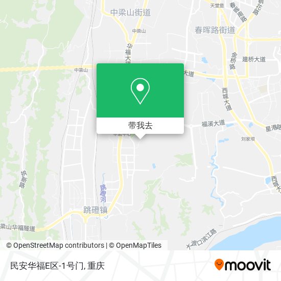 民安华福E区-1号门地图