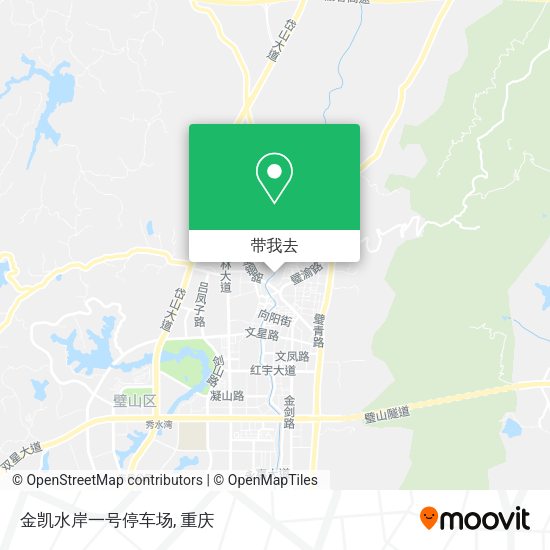 金凯水岸一号停车场地图