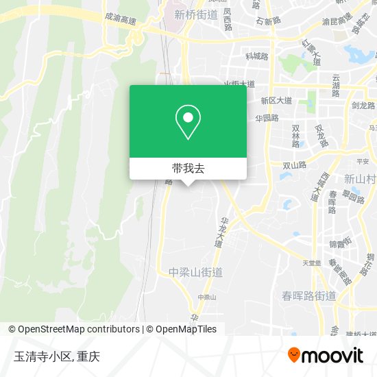 玉清寺小区地图