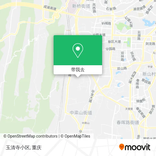 玉清寺小区地图