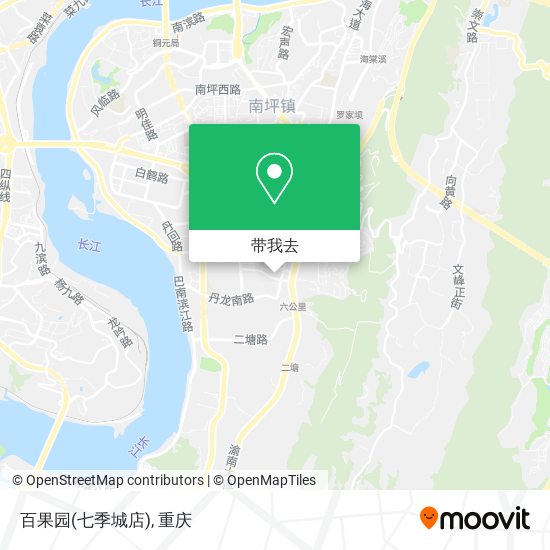 百果园(七季城店)地图