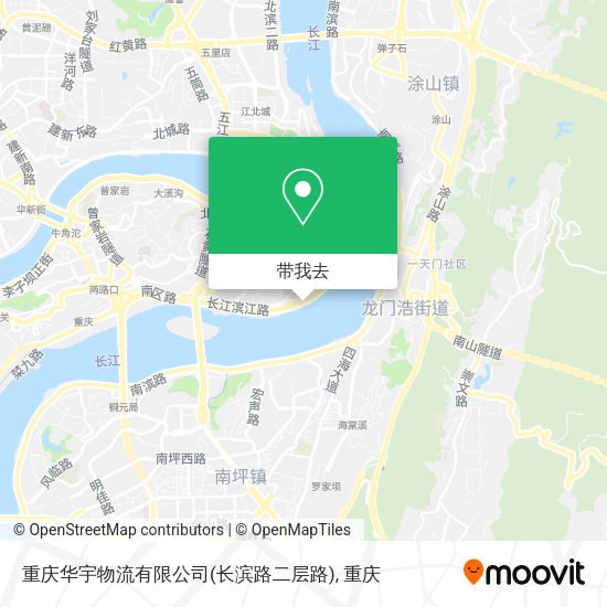 重庆华宇物流有限公司(长滨路二层路)地图