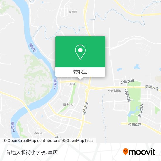 首地人和街小学校地图