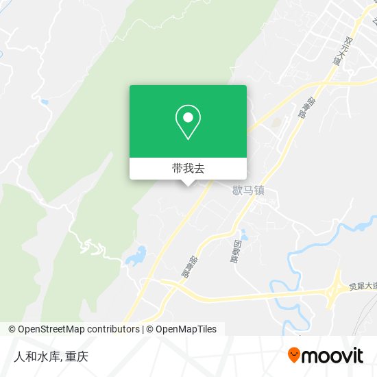 人和水库地图