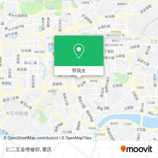 仁二五金维修部地图