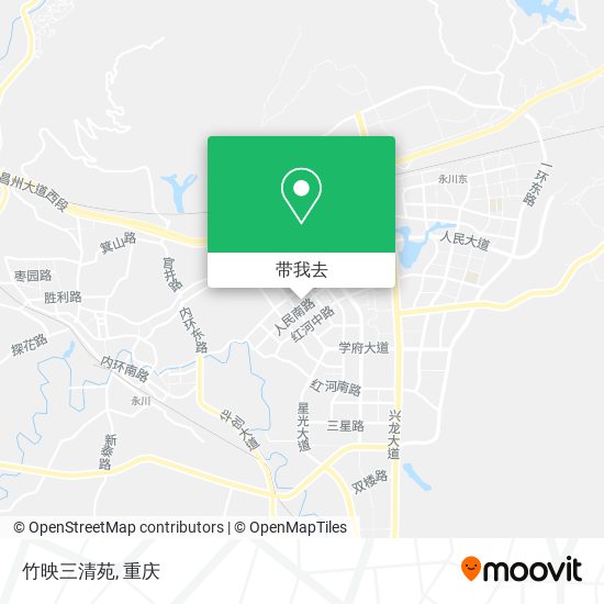 竹映三清苑地图