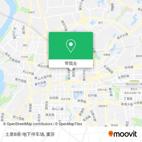 土星B座-地下停车场地图