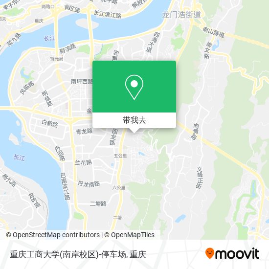 重庆工商大学(南岸校区)-停车场地图