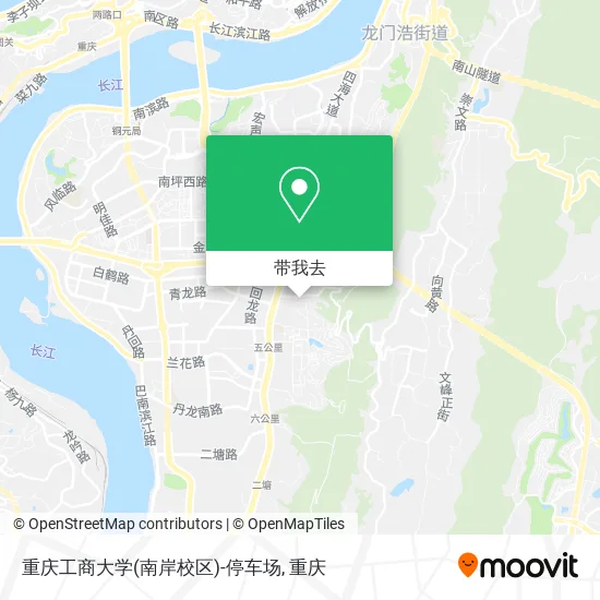 重庆工商大学(南岸校区)-停车场地图