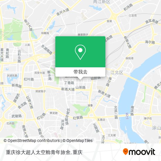 重庆徐大超人太空舱青年旅舍地图
