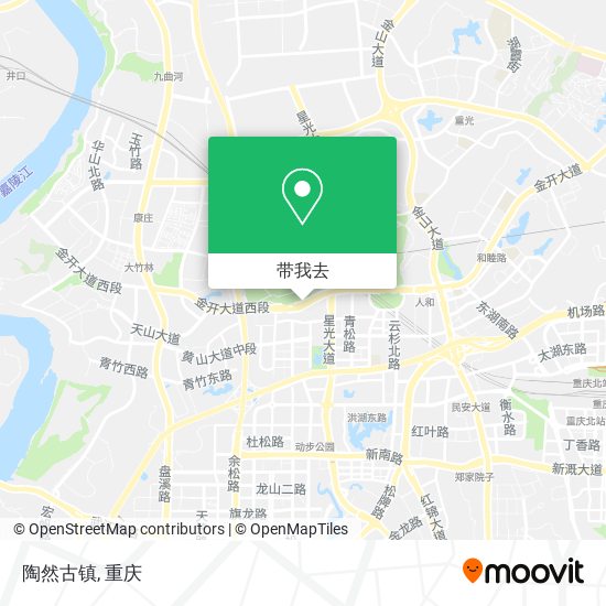 陶然古镇地图