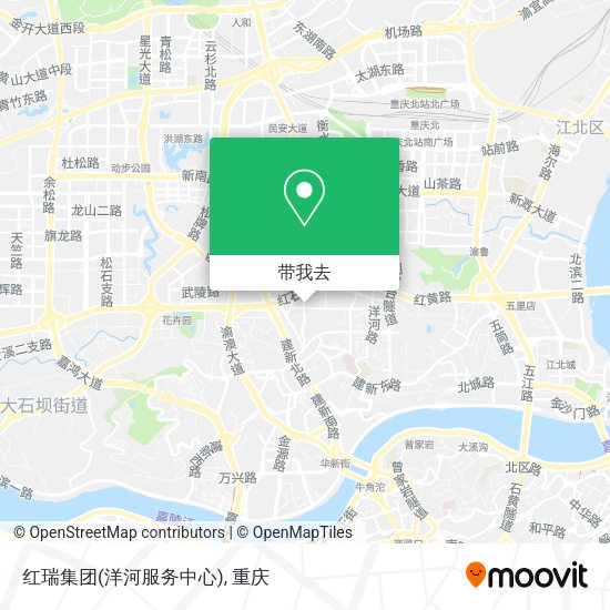 红瑞集团(洋河服务中心)地图