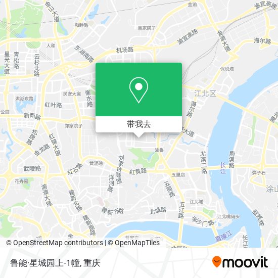 鲁能·星城园上-1幢地图