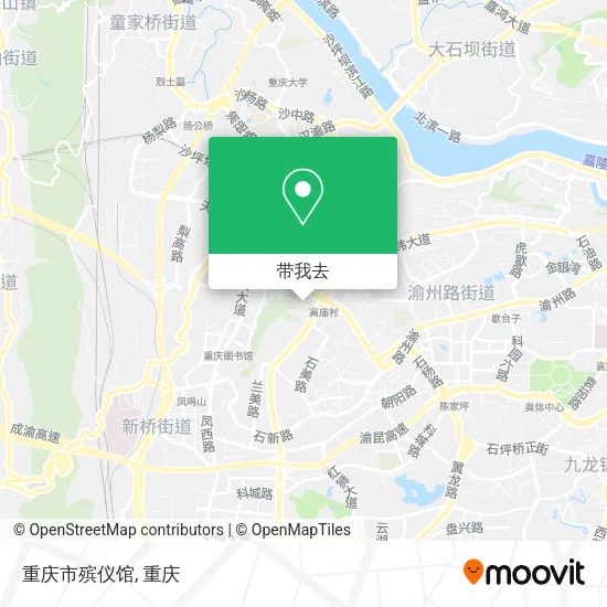 重庆市殡仪馆地图
