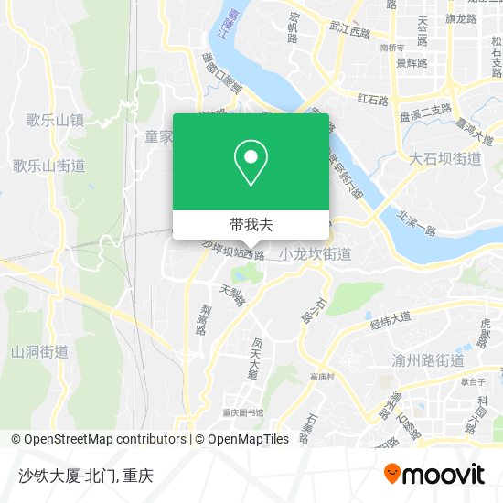 沙铁大厦-北门地图