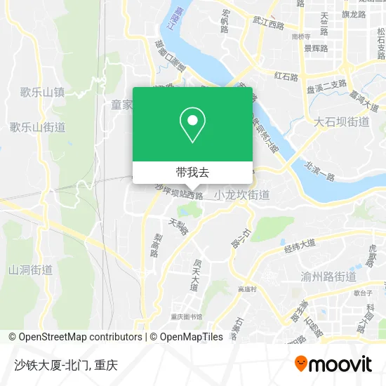 沙铁大厦-北门地图