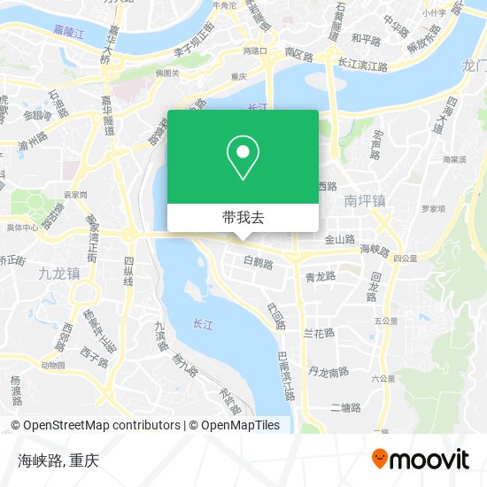 海峡路地图