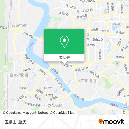 玉带山地图