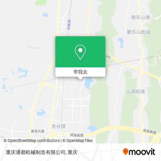 重庆通都机械制造有限公司地图